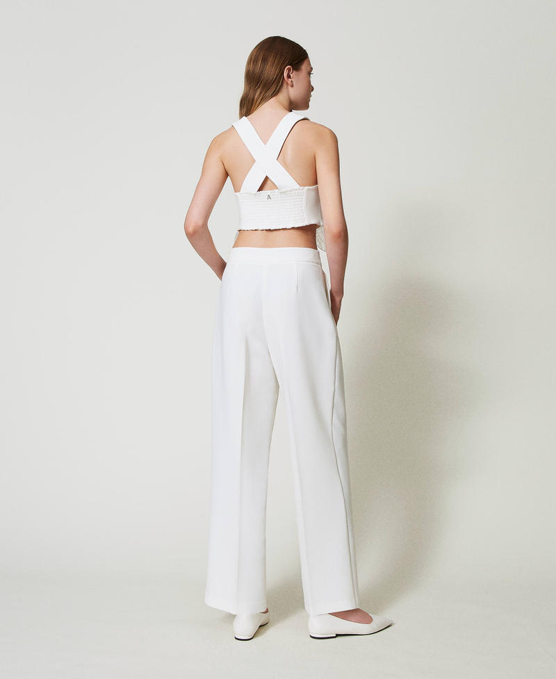 Scee by twin set Pantaloni a palazzo con pieghe Bestseller