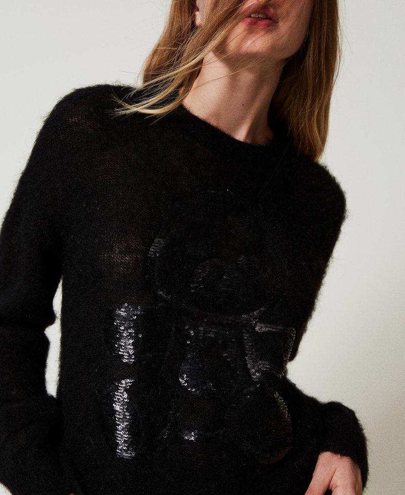 Scee by twin set Maglia MYFO in lana e mohair Comprane uno, ottenene uno gratis