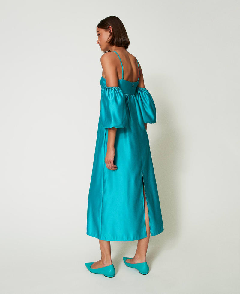 Scee by twin set Abito lungo in duchesse Enormi risparmi