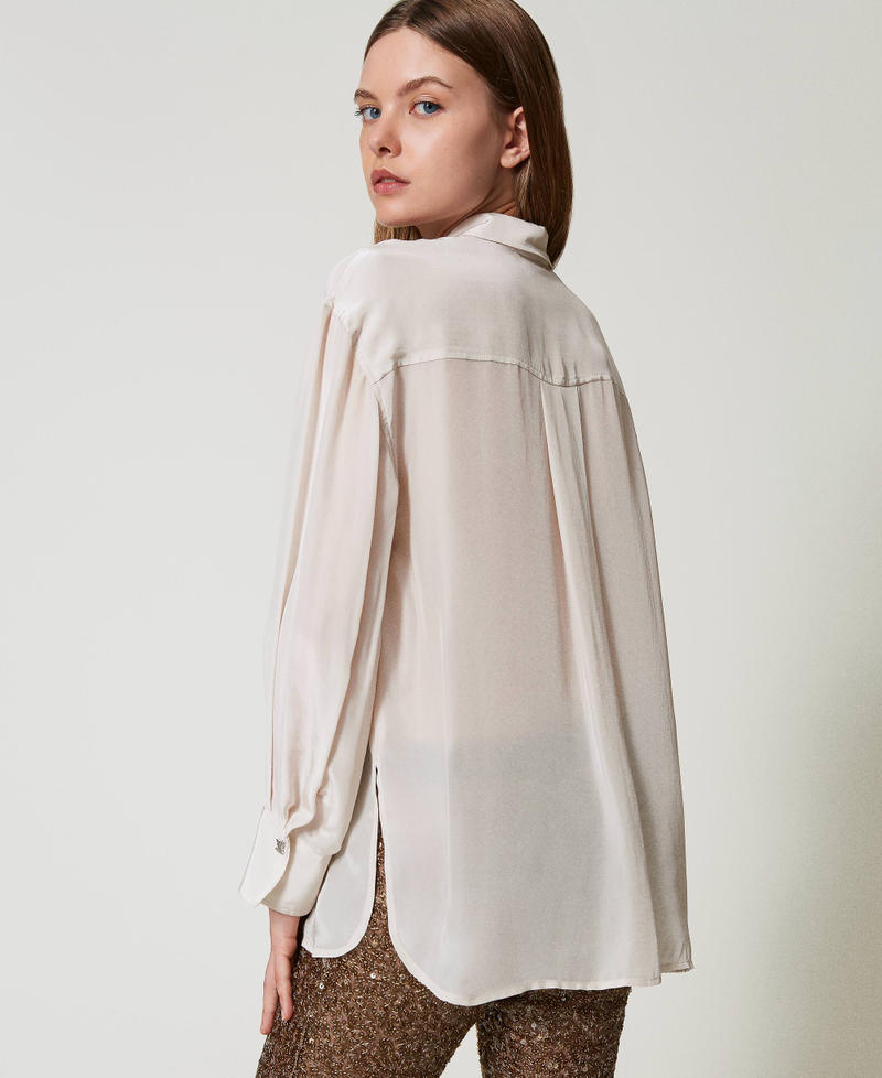 Scee by twin set Camicia MYFO in satin Offerta settimanale