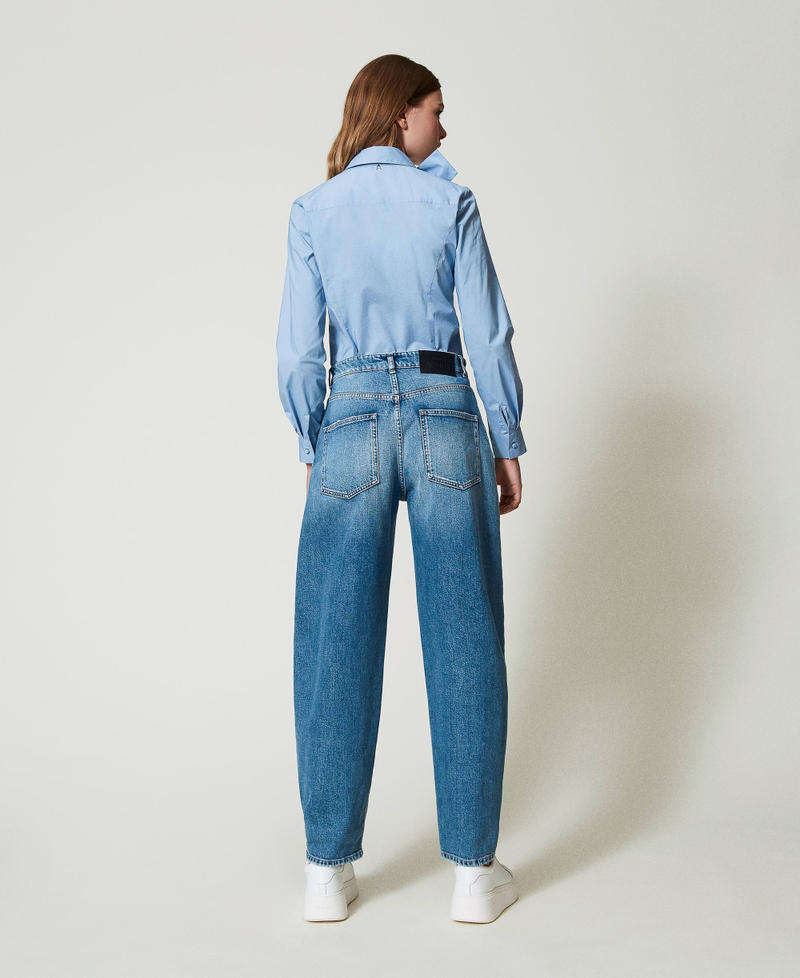 Scee by twin set Jeans carrot fit cinque tasche Fino al 60% di sconto