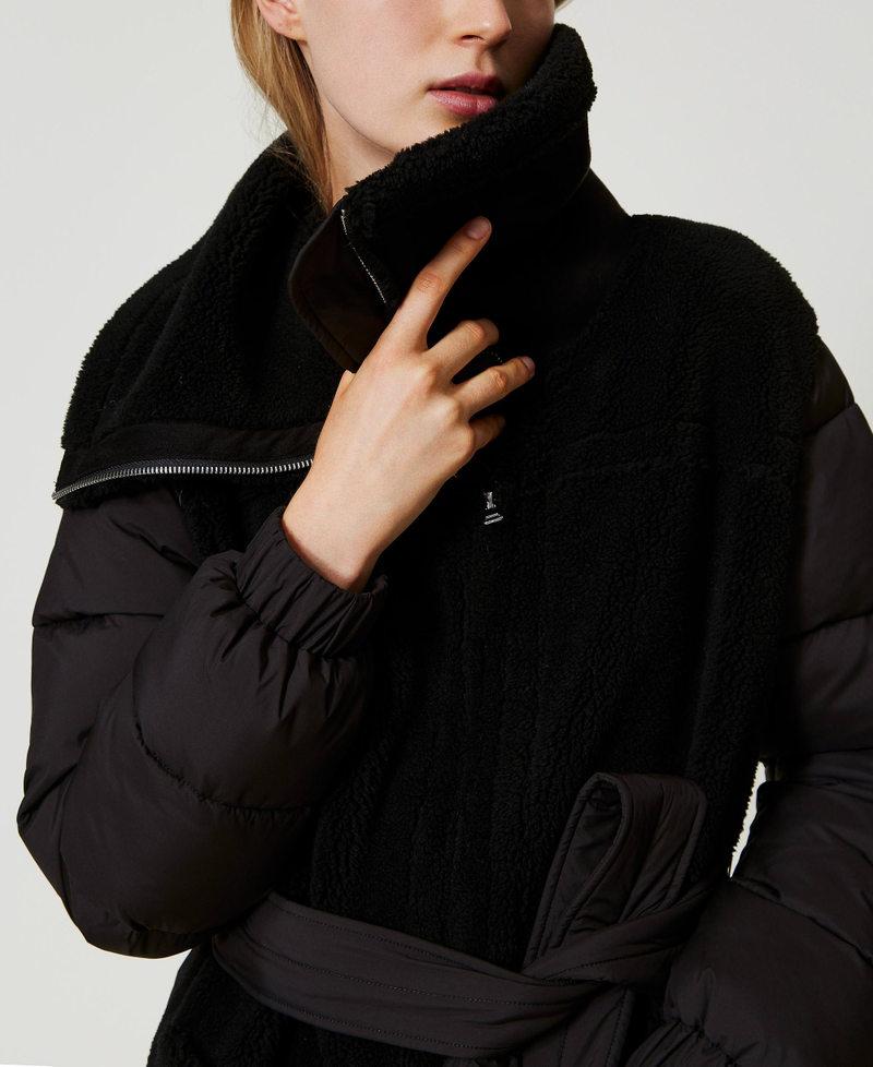 Scee by twin set Cappotto imbottito in faux fur Solo un giorno rimasto