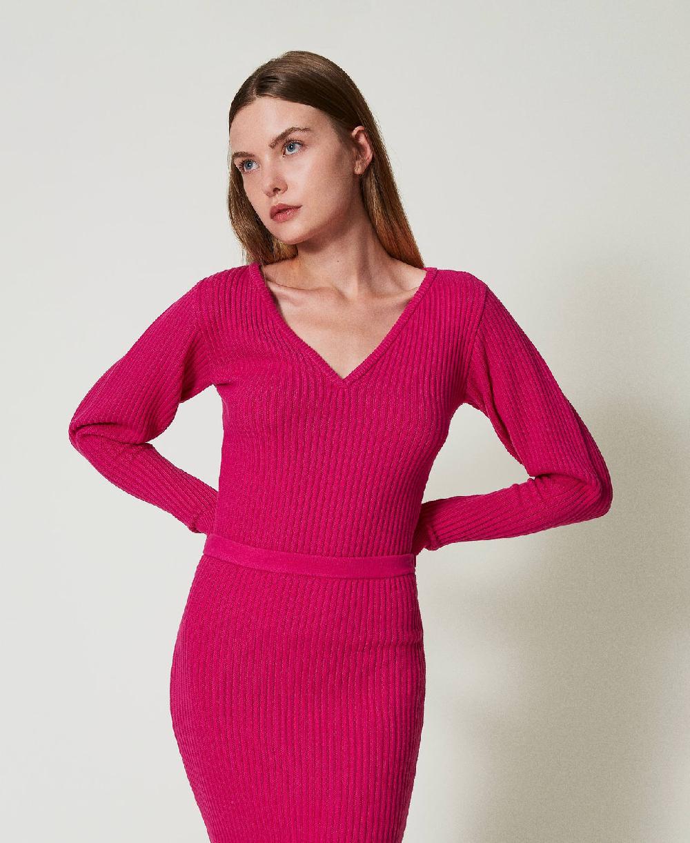 Scee by twin set Maglia fitted a coste Limitato a 3 giorni