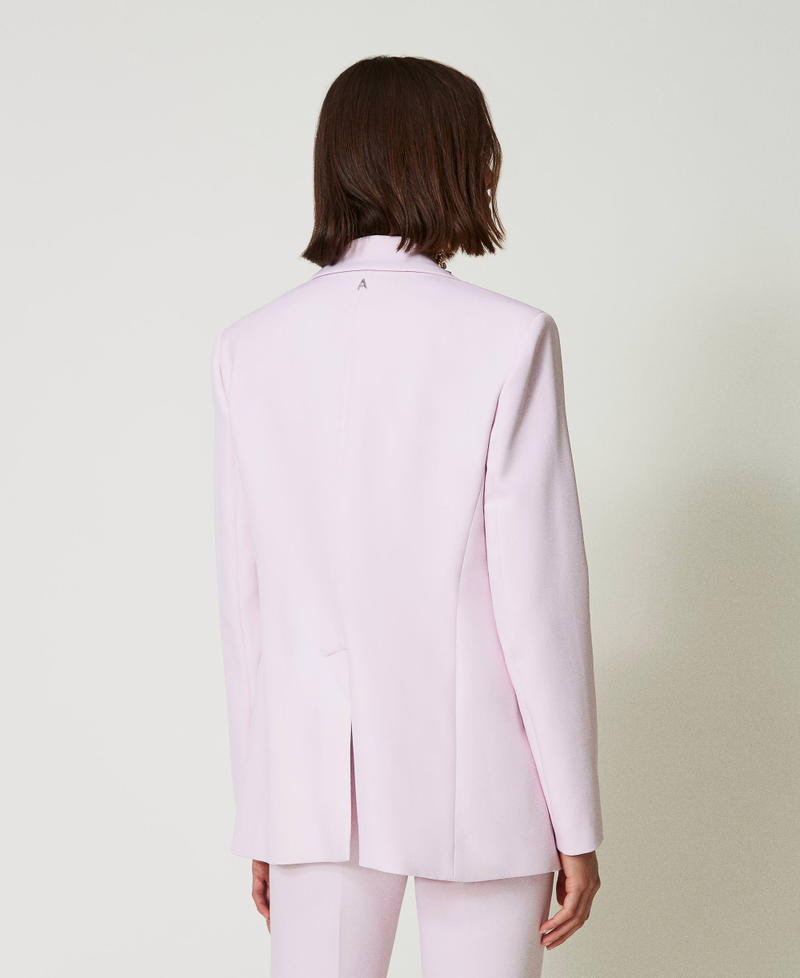 Scee by twin set Giacca blazer in crêpe cady Esporta salva