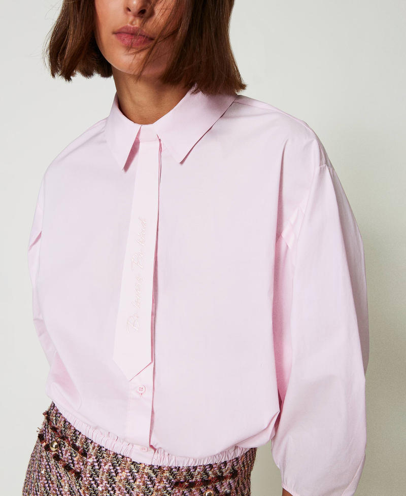Scee by twin set Camicia boxy con cravattino Duty-free