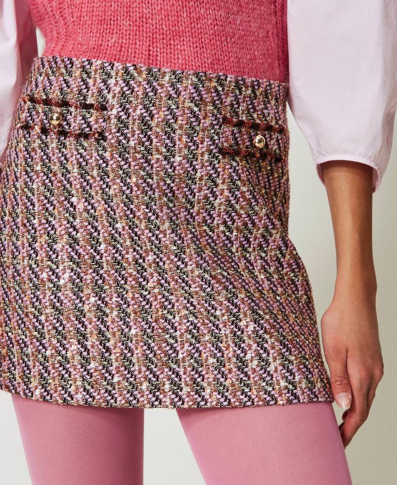 Scee by twin set Minigonna in bouclé e lurex Negozi Online