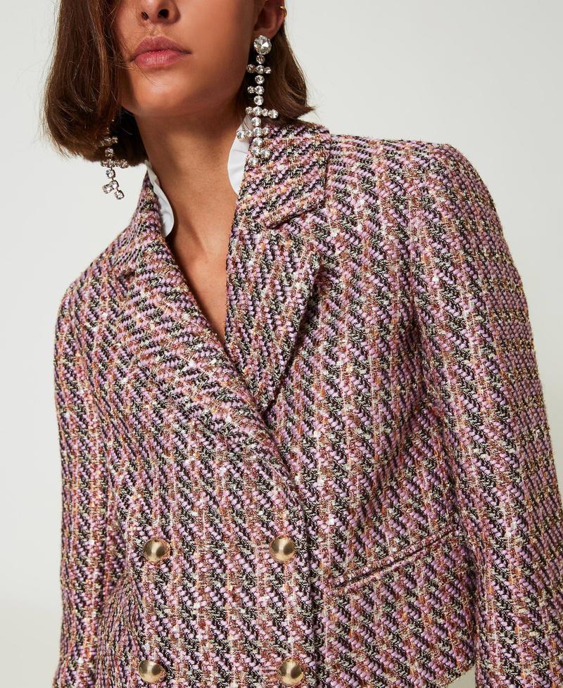 Scee by twin set Giacca blazer in bouclé e lurex Promozione Limitata