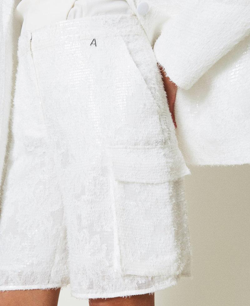 Scee by twin set Shorts in full paillettes Outlet