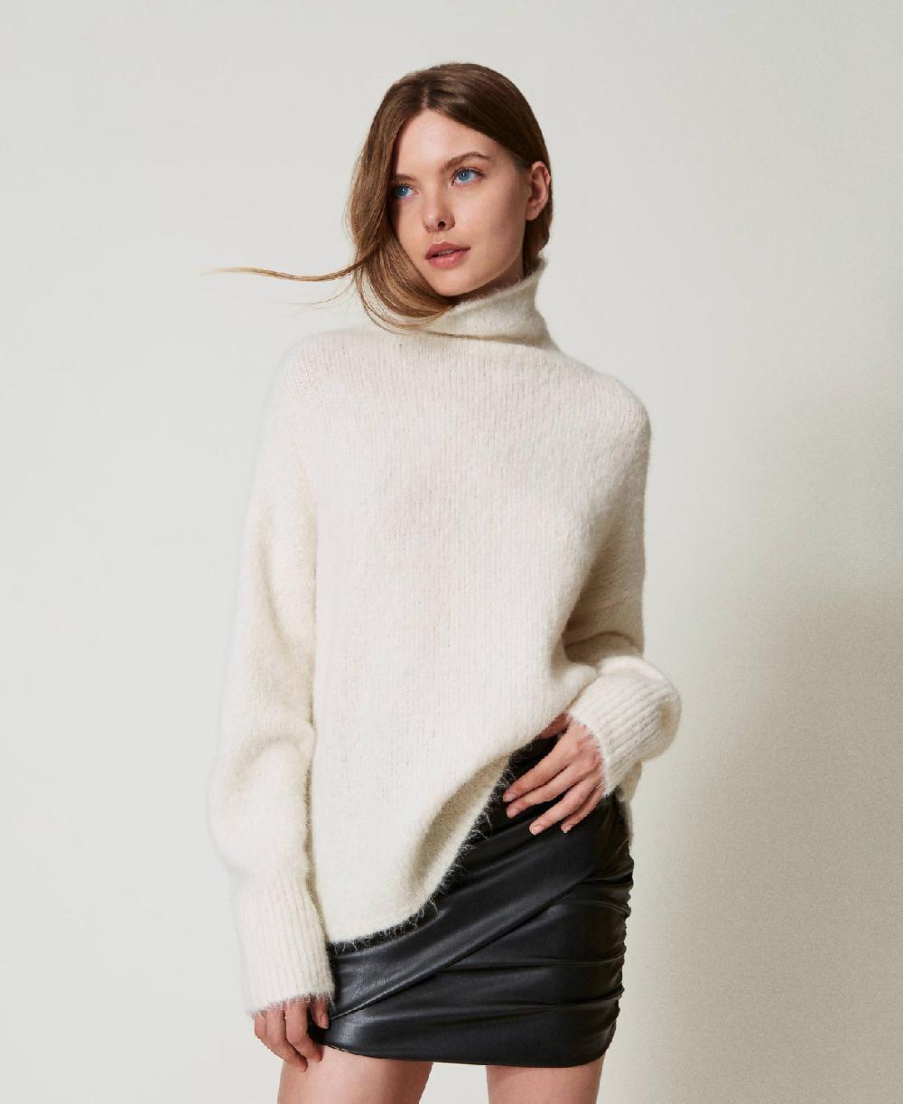 Scee by twin set Maglia MYFO in misto alpaca Offerte