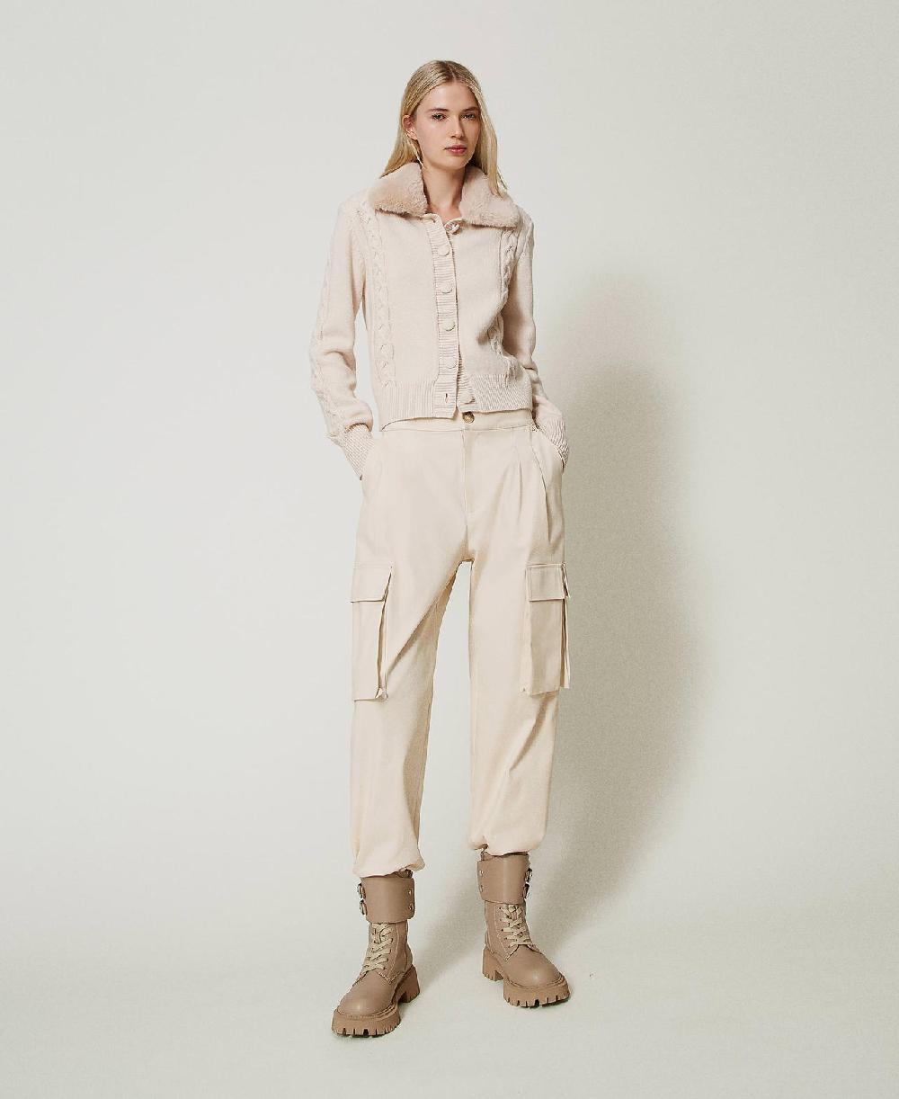 Scee by twin set Pantaloni cargo con tasche asimmetriche Hotsell