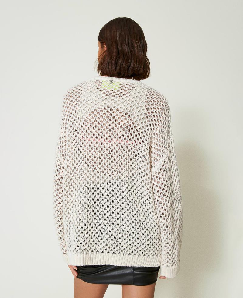 Scee by twin set Maglia over MYFO a rete con lurex I Più Venduti