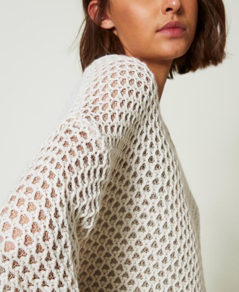 Scee by twin set Maglia over MYFO a rete con lurex I Più Venduti