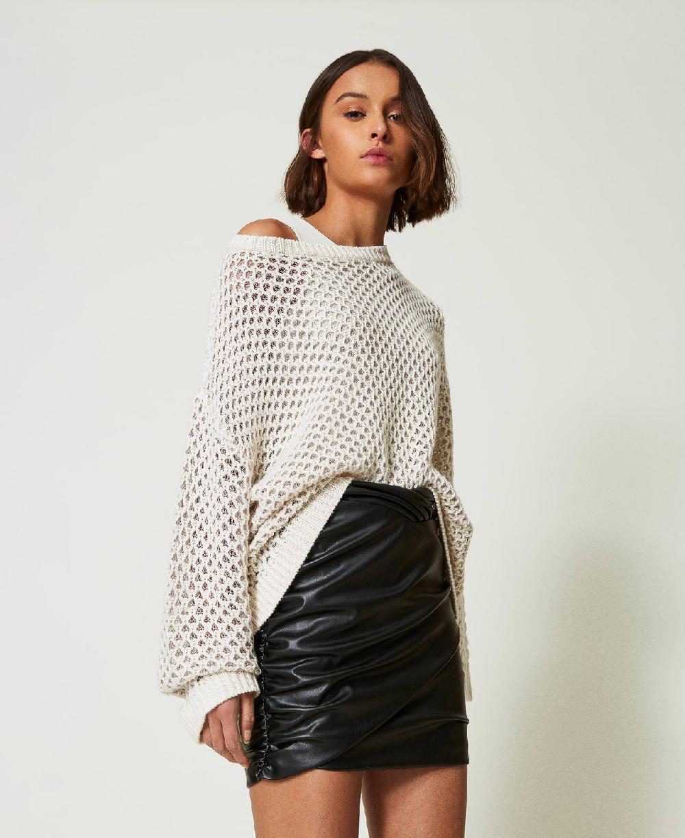 Scee by twin set Minigonna MYFO con arricciatura Negozio