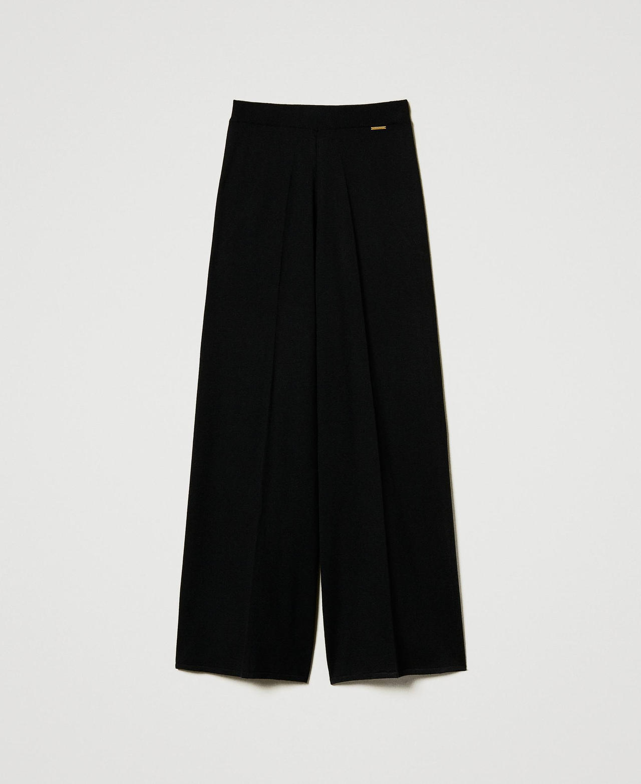 Scee by twin set Pantaloni a palazzo in misto lana Offerta Giorno del Papà