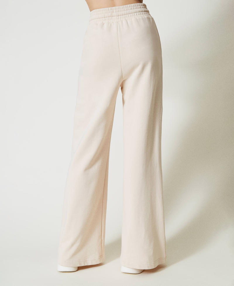 Scee by twin set Pantaloni a palazzo in felpa Offerta Anniversario