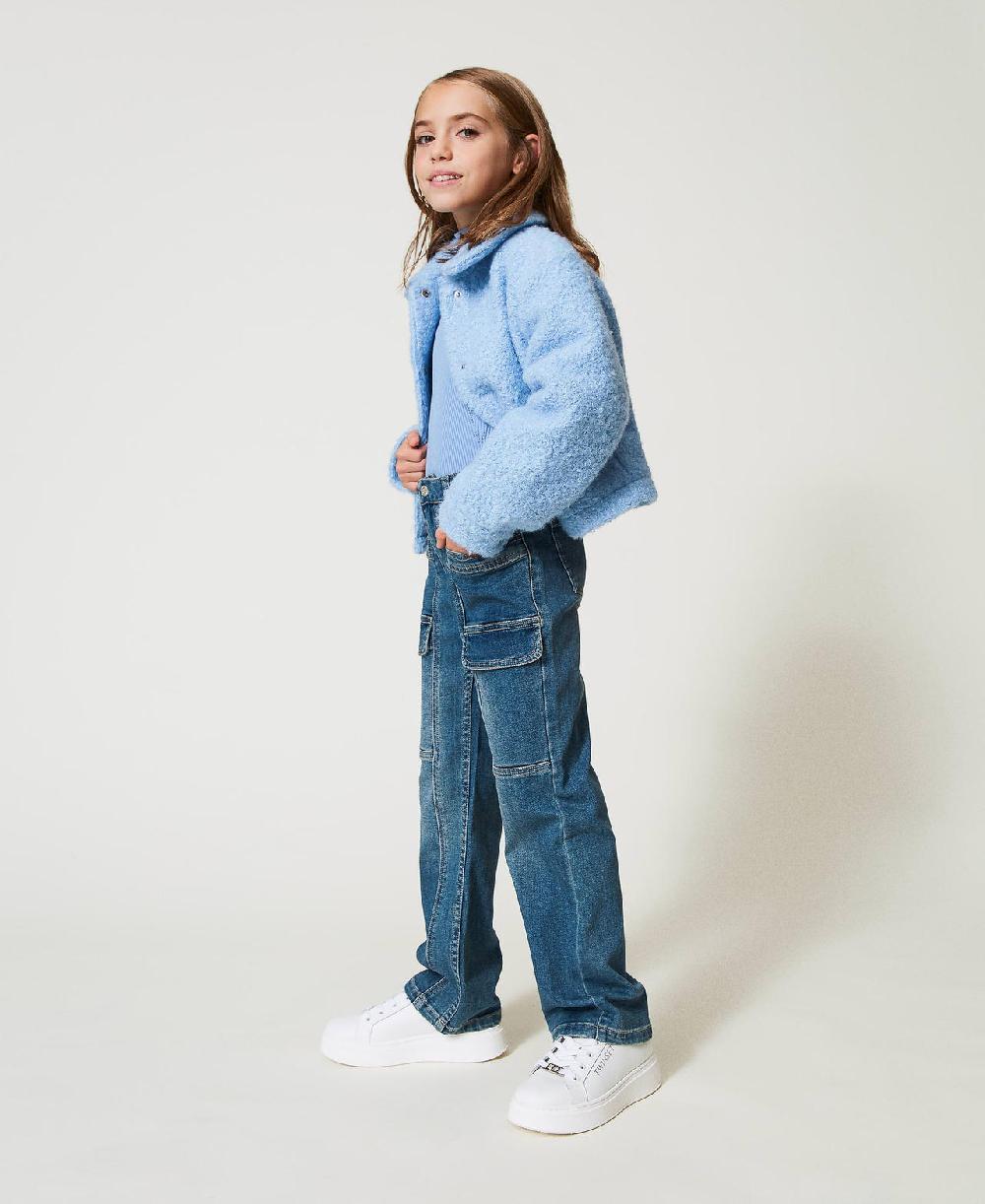 Scee by twin set Jeans cargo con tasche Offerte speciali