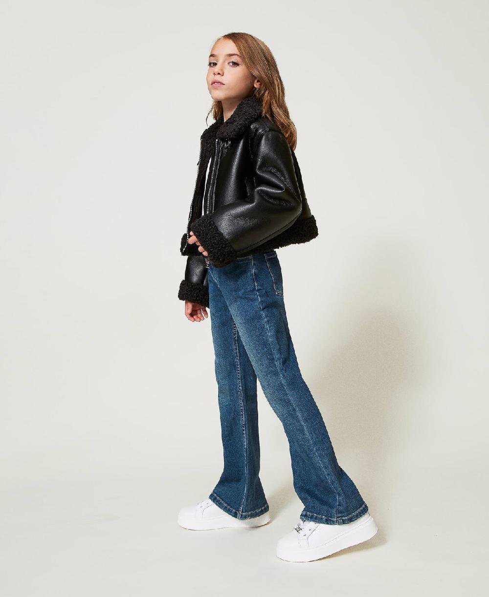 Scee by twin set Jeans bell bottom cinque tasche Prezzo basso