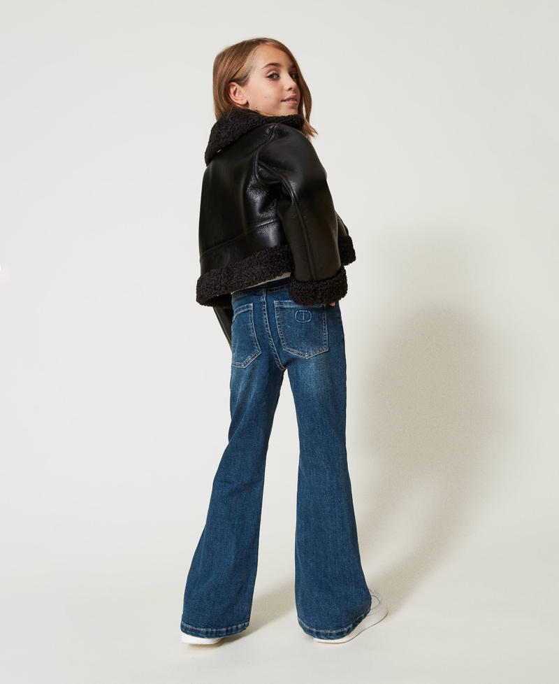 Scee by twin set Jeans bell bottom cinque tasche Prezzo basso