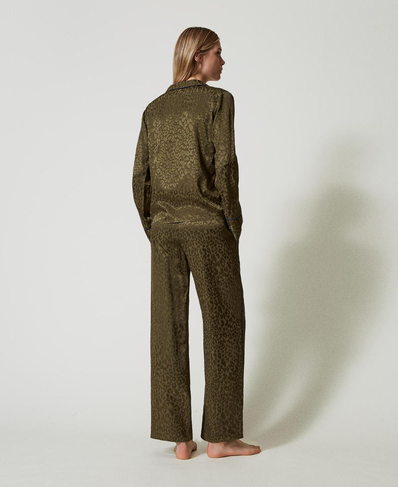 Scee by twin set Pigiama a uomo in raso jacquard Latest stili