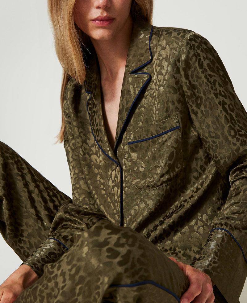 Scee by twin set Pigiama a uomo in raso jacquard Latest stili