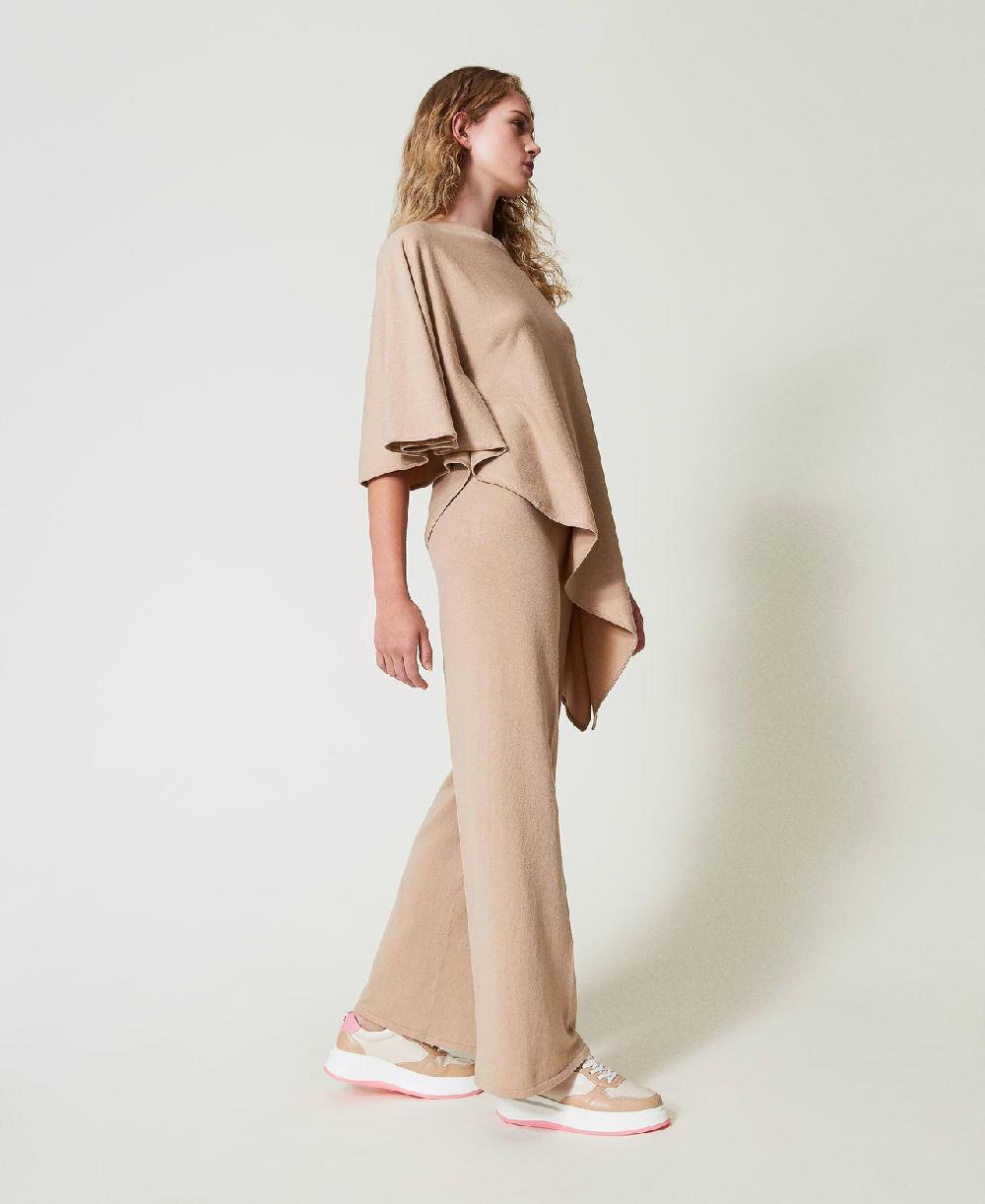 Scee by twin set Pantaloni a palazzo in maglia Qualità