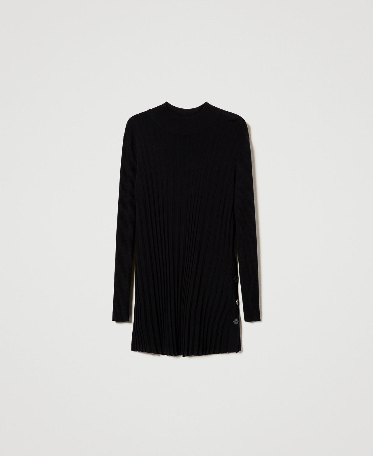 Scee by twin set Maxi maglia plissé con bottoni Promozione