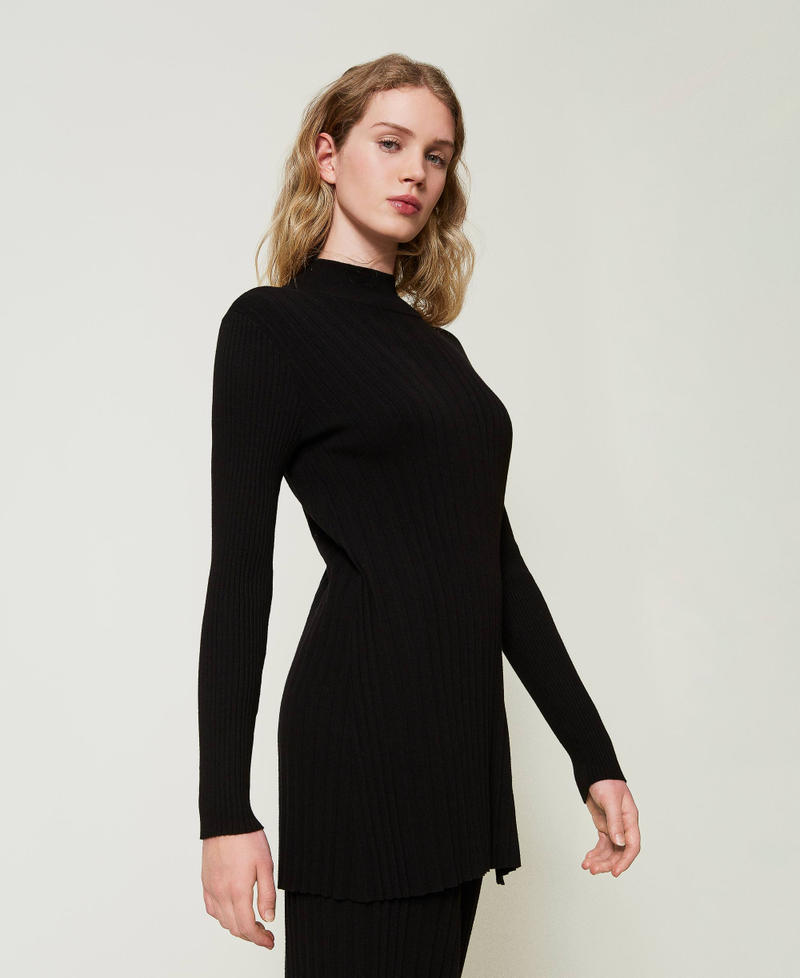 Scee by twin set Maxi maglia plissé con bottoni Promozione