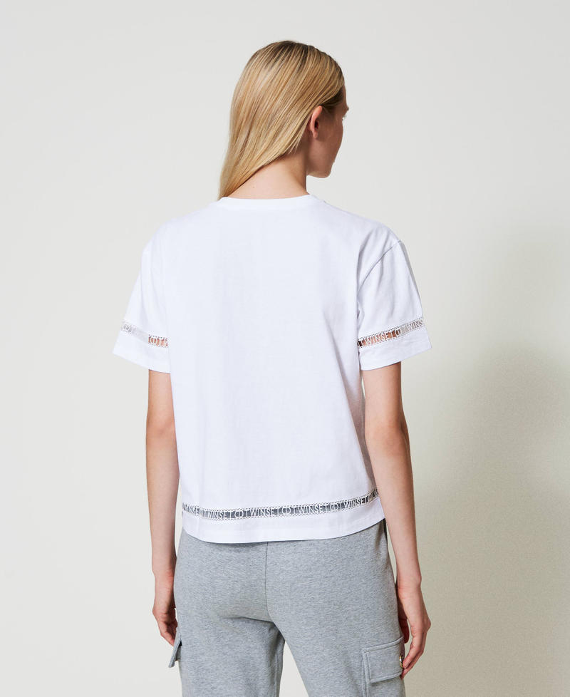 Scee by twin set T-shirt regular con logo ricamato Pezzi Unici