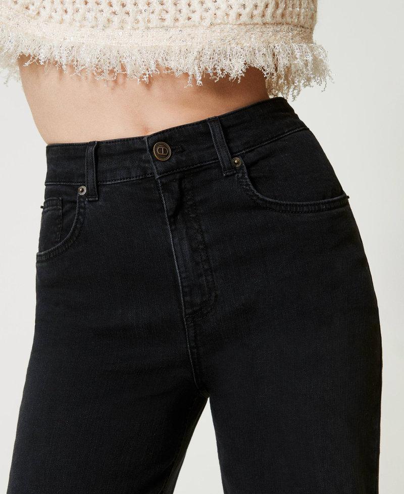 Scee by twin set Jeans flare a vita alta Shopping Online