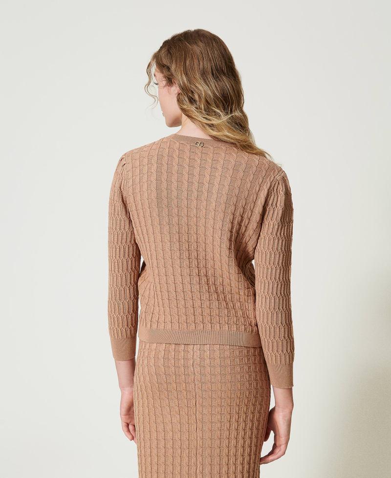 Scee by twin set Maglia con lavorazione mix di punti Affare Del Giorno