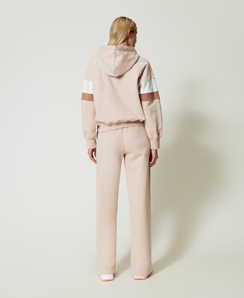 Scee by twin set Felpa con cappuccio e pantaloni a palazzo Outlet