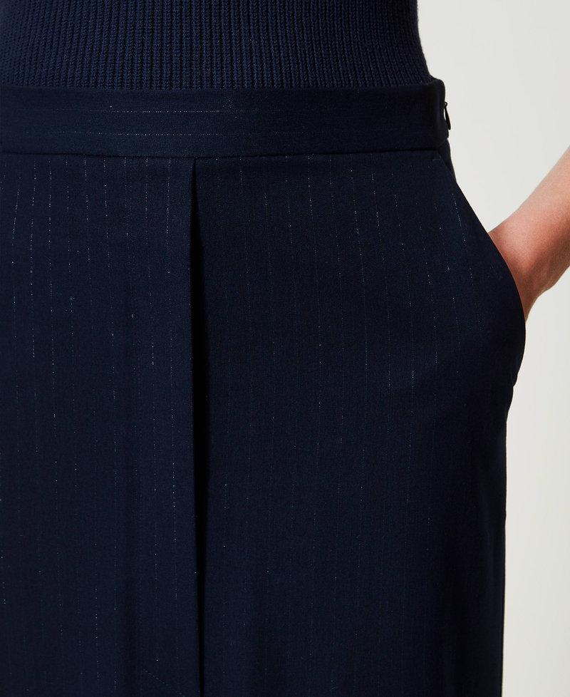 Scee by twin set Gonna longuette gessata lurex Shopping online