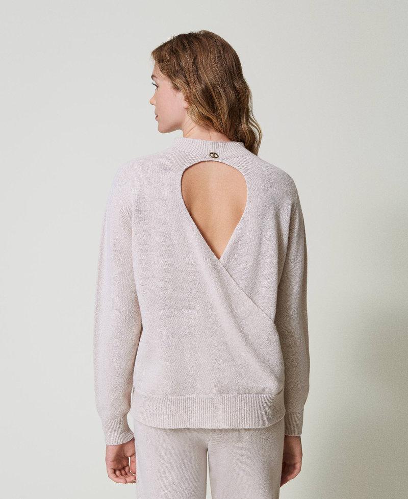 Scee by twin set Maglia in misto lana e lurex Enormi risparmi