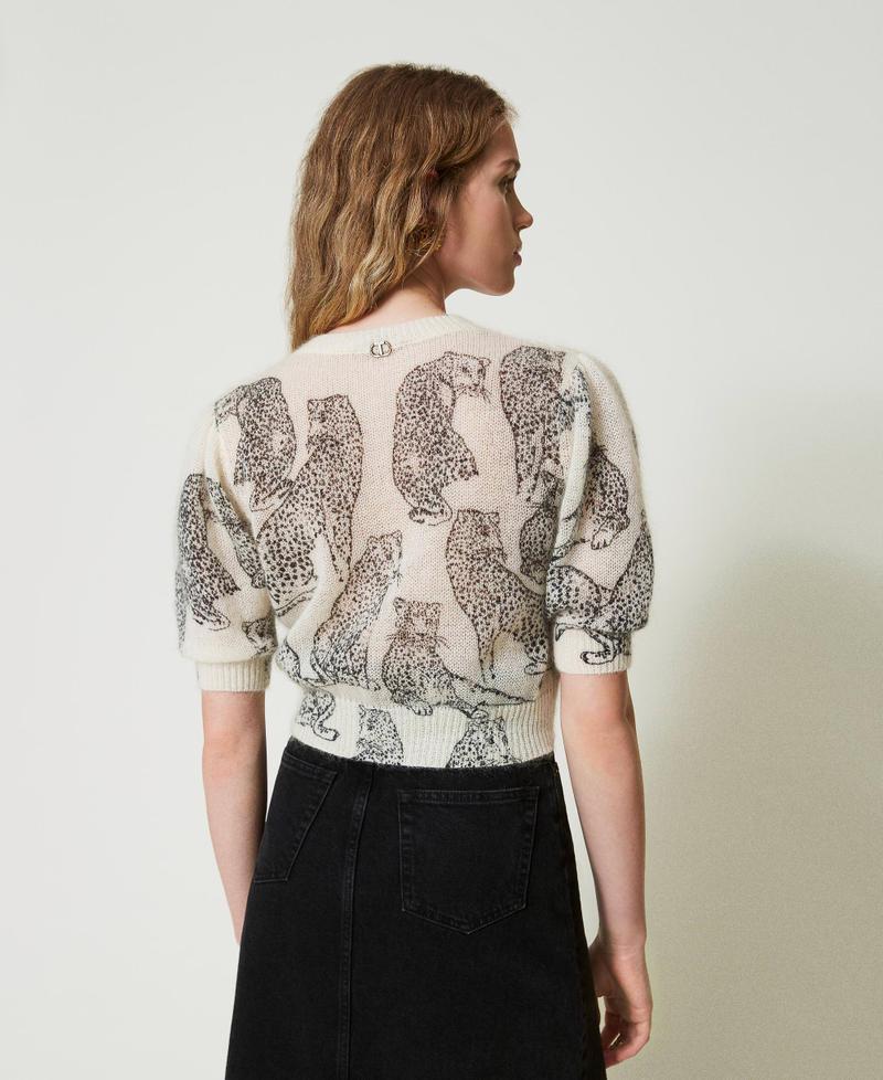 Scee by twin set Maglia cropped in misto lana e mohair Latest stili