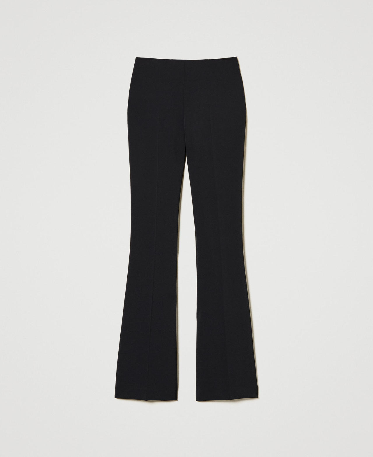Scee by twin set Pantaloni flare a vita alta Officina