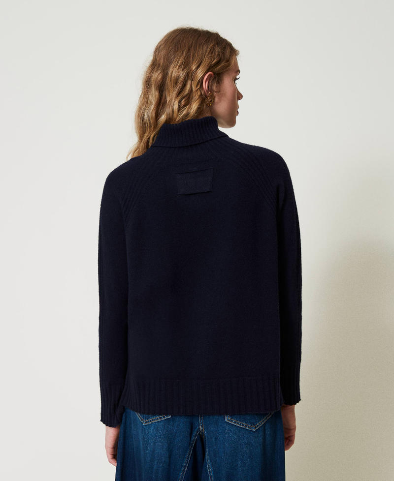 Scee by twin set Maglia dolcevita in lana e cashmere Promozione