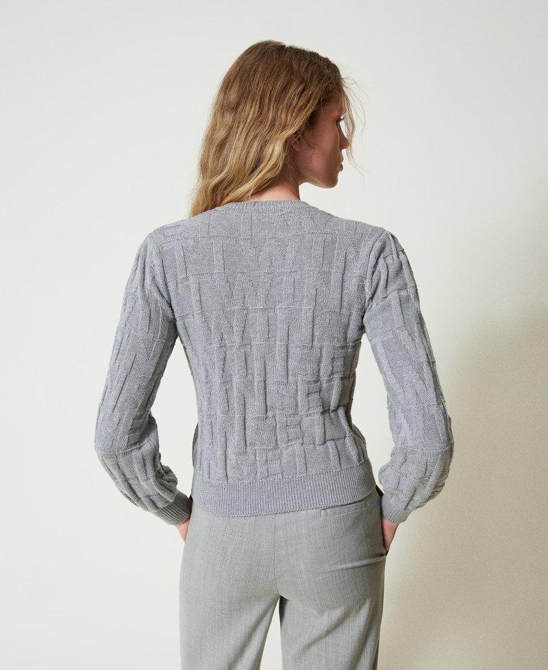 Scee by twin set Cardigan in cotone e cashmere con logo Qualità Garantita