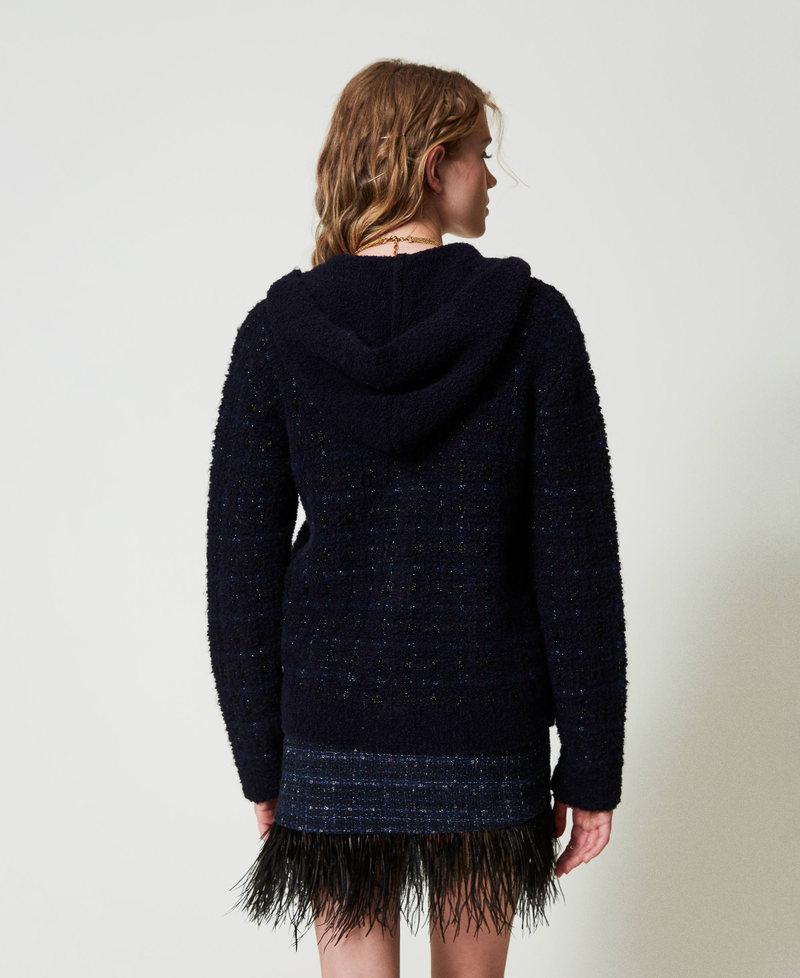 Scee by twin set Giacca in maglia jacquard check Spedizione gratuita
