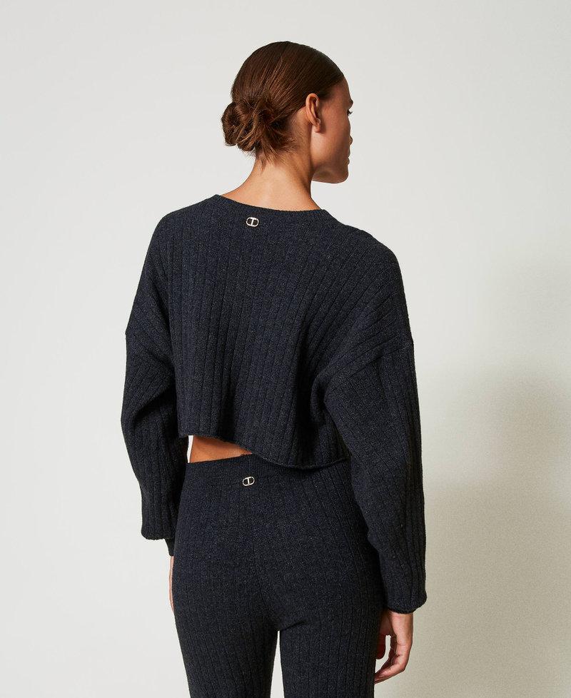 Scee by twin set Maglia cropped in misto lana Sconto di tempo limitato