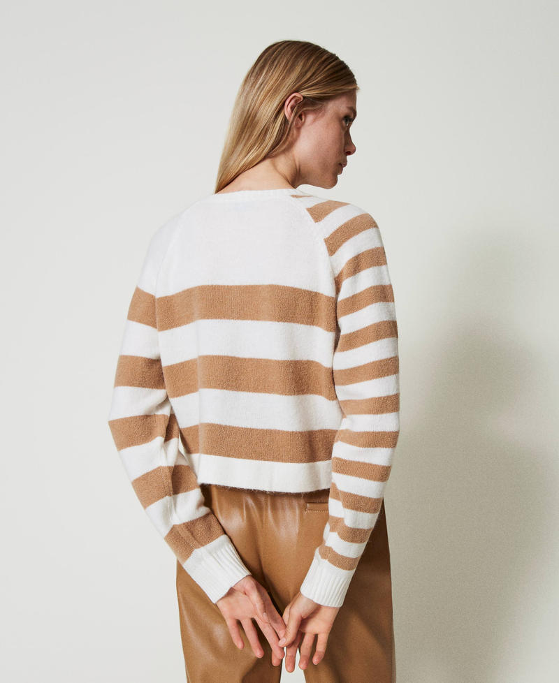 Scee by twin set Cardigan a righe bicolore Prezzo basso