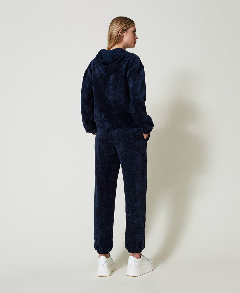 Scee by twin set Pantaloni joggers in velluto Super Saving Price
