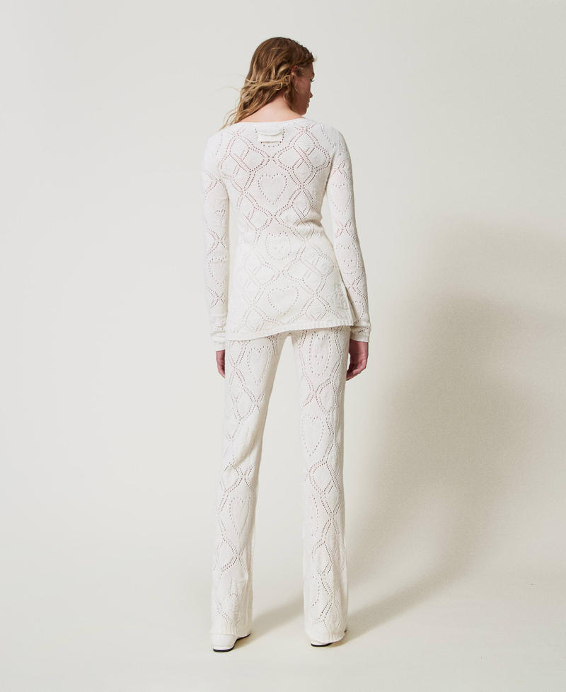 Scee by twin set Pantaloni seamless in filato Treeblend Super sconto