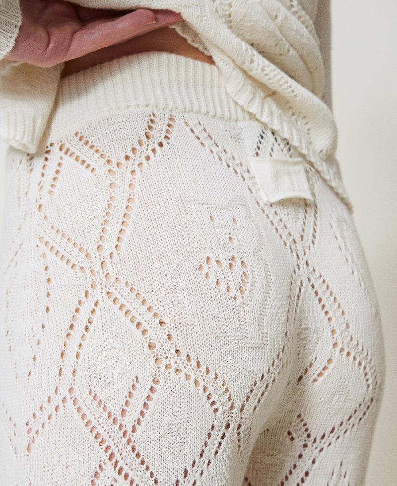 Scee by twin set Pantaloni seamless in filato Treeblend Super sconto