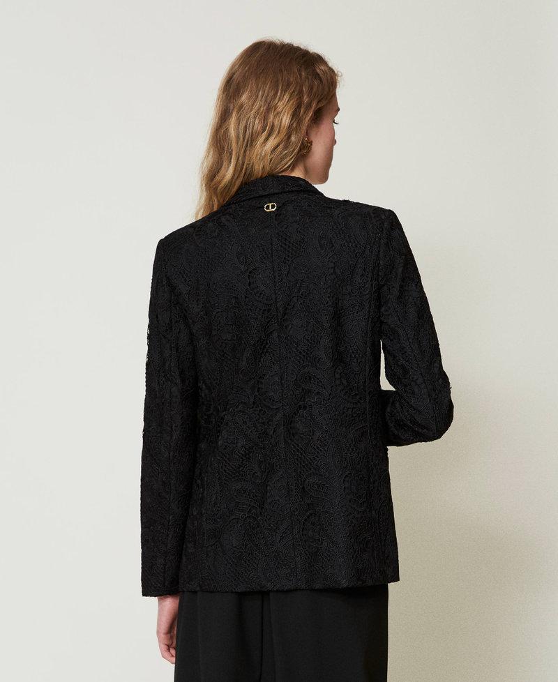 Scee by twin set Giacca blazer in pizzo macramè 2025