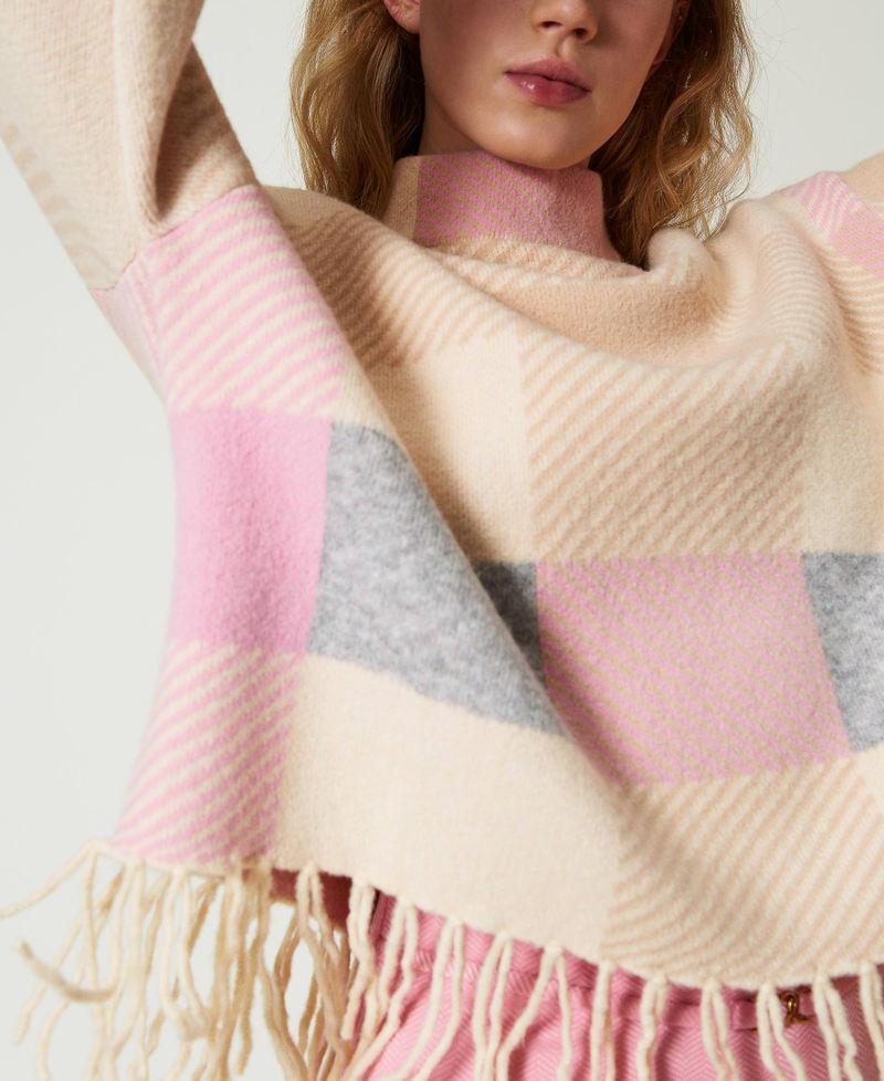 Scee by twin set Maglia jacquard con frange Spedizione Gratuita