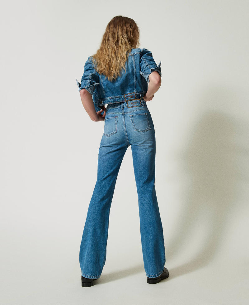 Scee by twin set Pantaloni Jeans flare cinque tasche Negozi Online