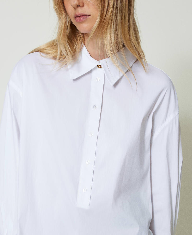 Scee by twin set Blusa a polo in popeline Presa