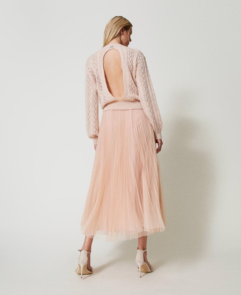 Scee by twin set Gonna lunga in tulle plissé Hotsell