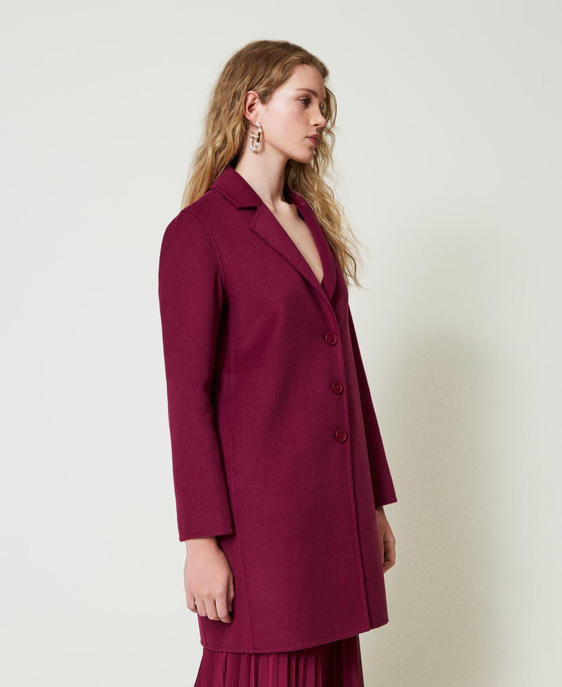 Scee by twin set Cappotto in panno double misto lana Sconto di tempo limitato