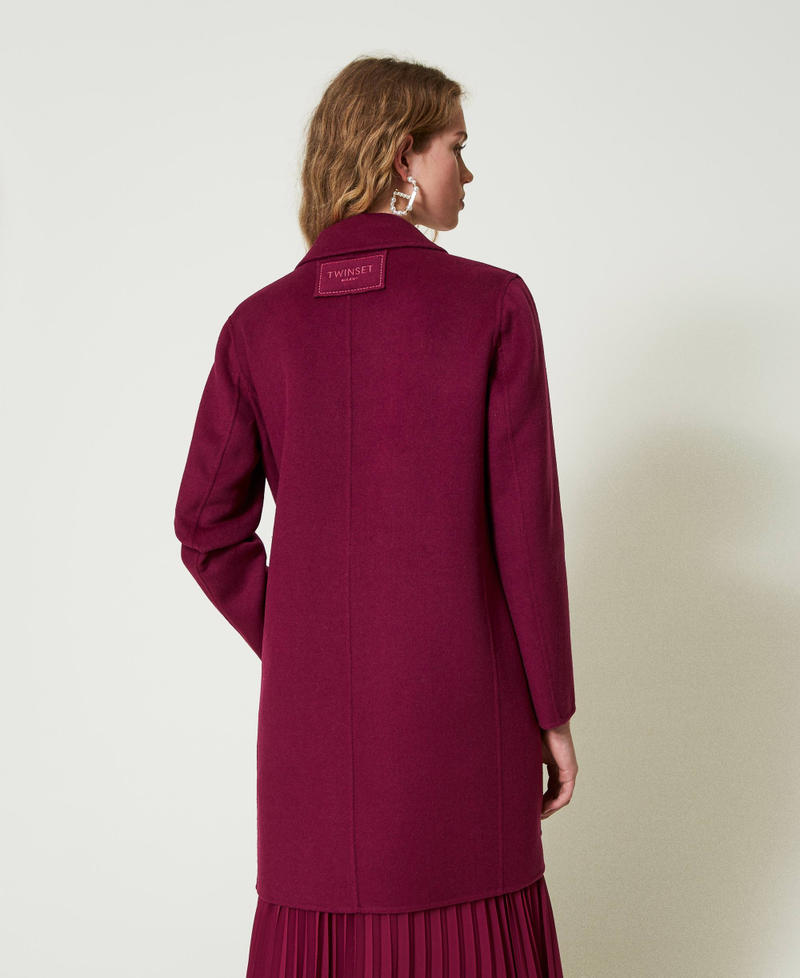 Scee by twin set Cappotto in panno double misto lana Sconto di tempo limitato